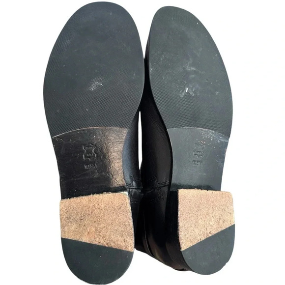 Tory Burch Marlene Black Leather Riding Boots - Picture 2 of 14